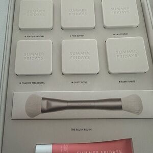 Summer Fridays Blush Collection with Brush